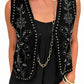 Chaleco Boho Negro