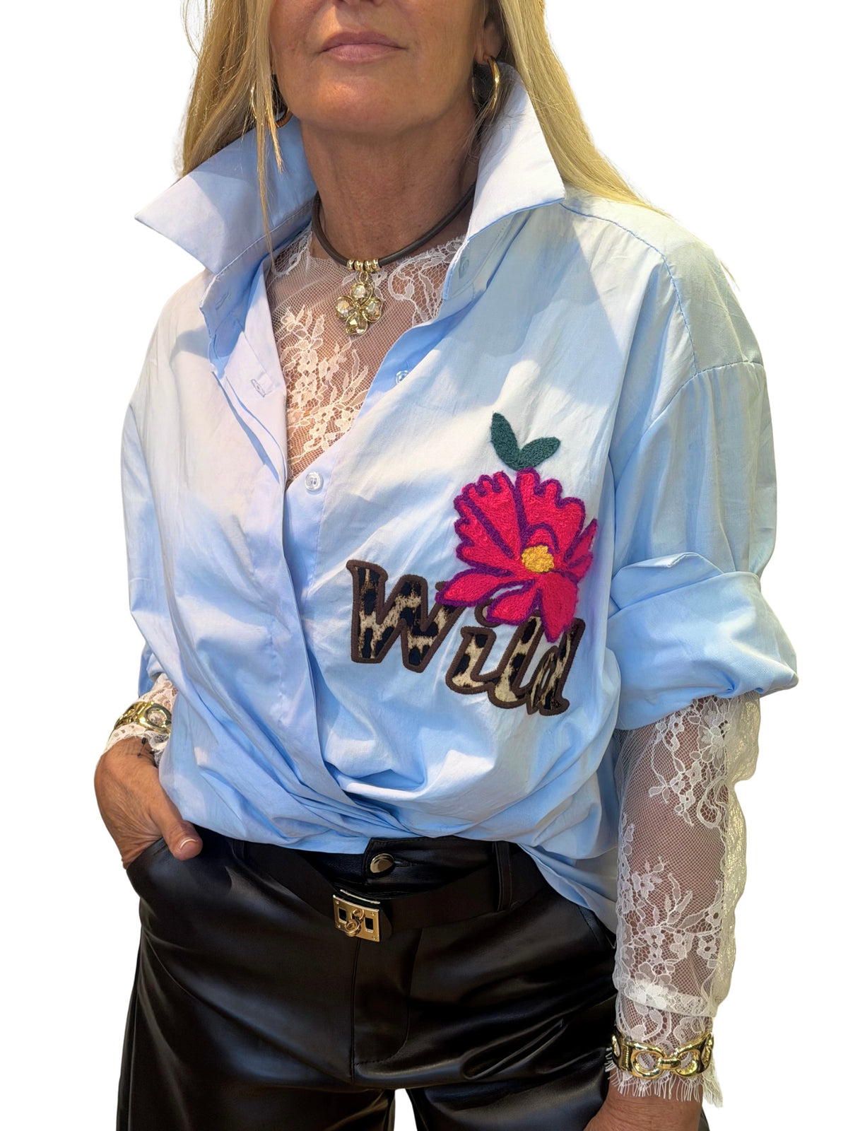 Camisa Bordada