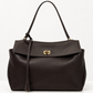 Bolso de piel marrón