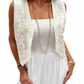 Chaleco Boho Beige