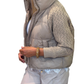 Chaqueta acolchada de punto