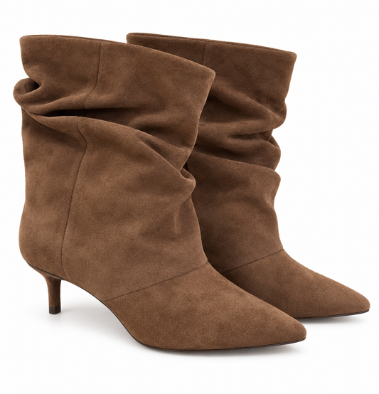 Botines de antelina