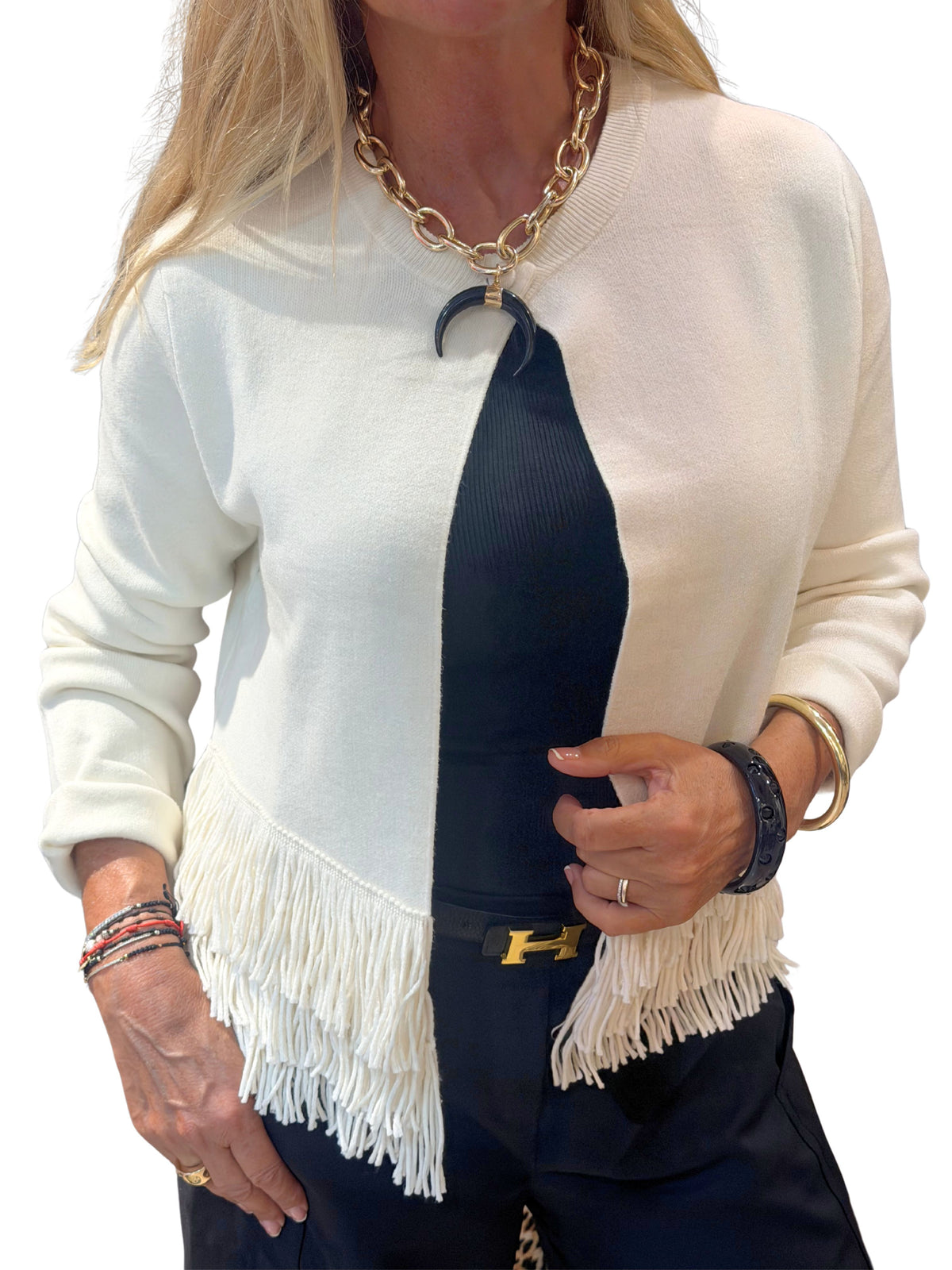 Chaqueta Flecos Vania