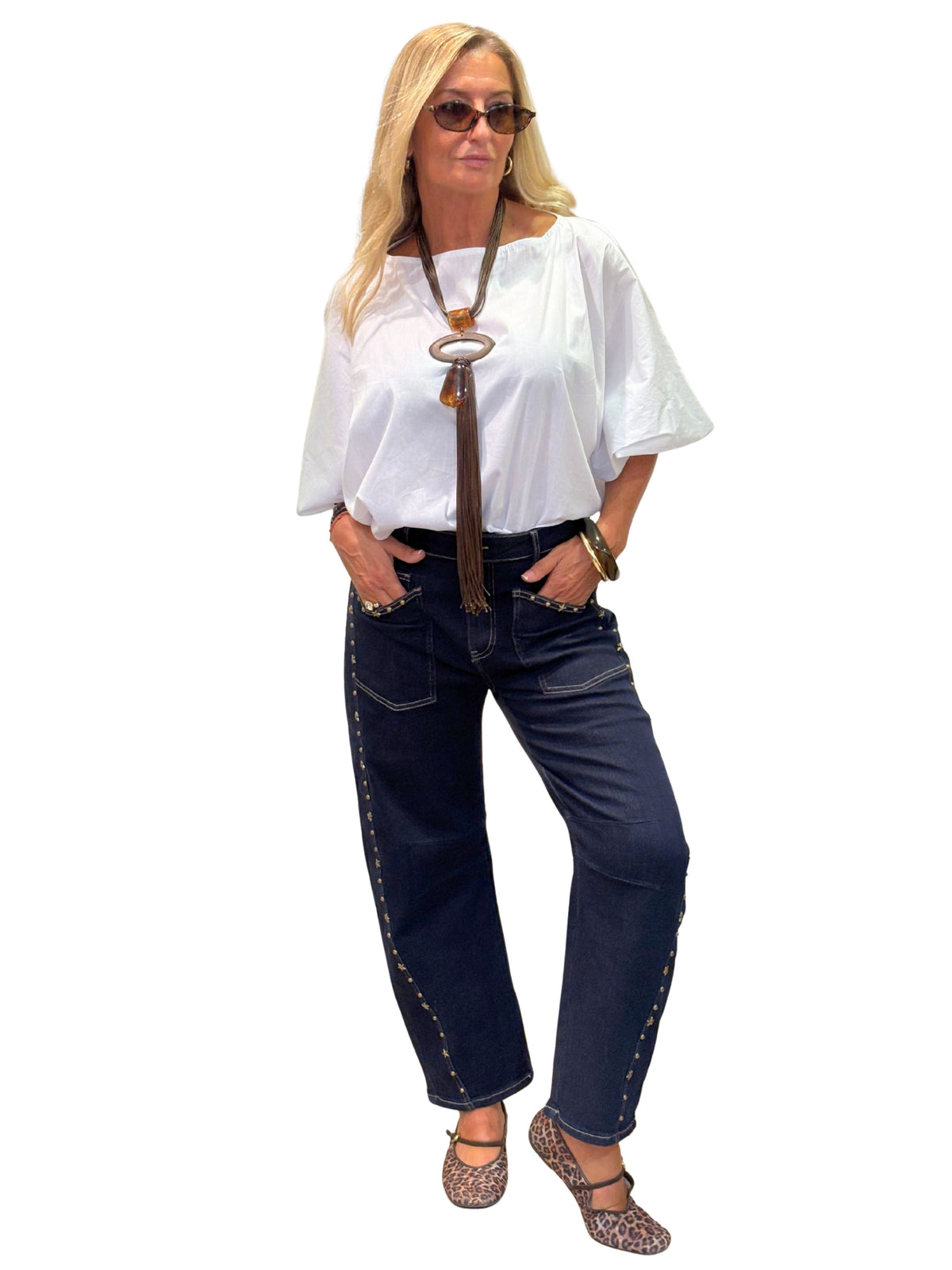 Pantalón Ballon Tachuelas Estrella