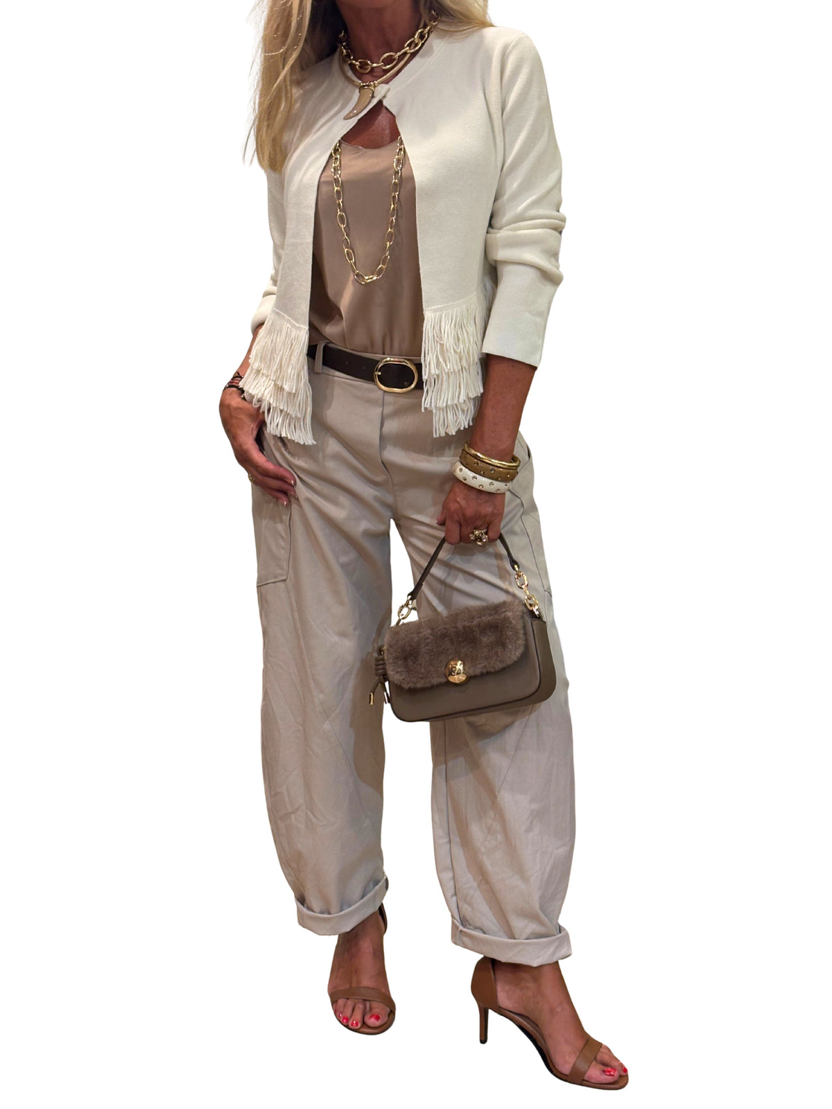 Chaqueta Flecos Vania