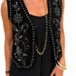 Chaleco Boho Negro