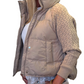 Chaqueta acolchada de punto