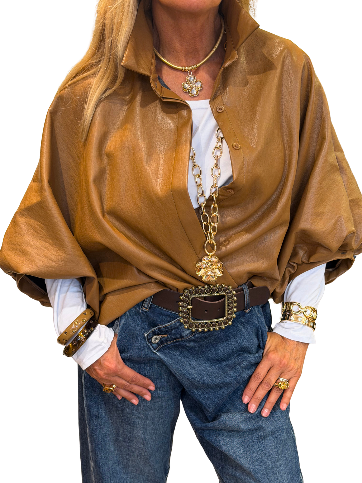 Chaqueta Eco-piel