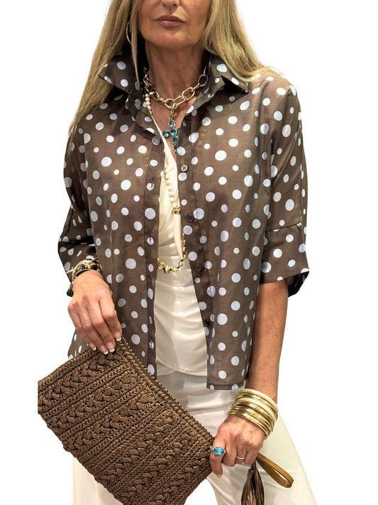 Camisa Triana Marron