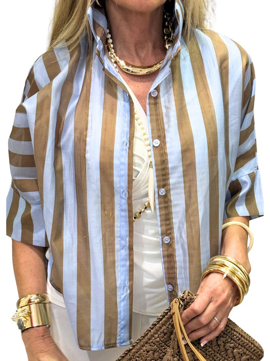 Camisa Venecia Celeste