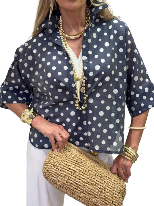 Camisa Triana Marino