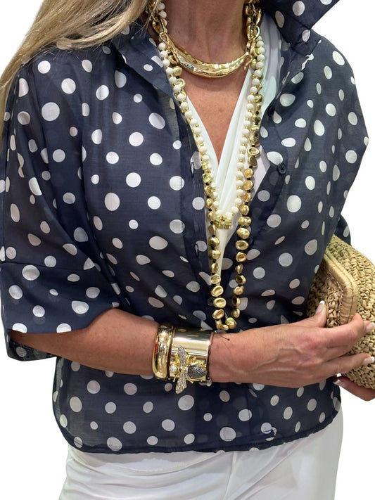 Camisa Triana Marino